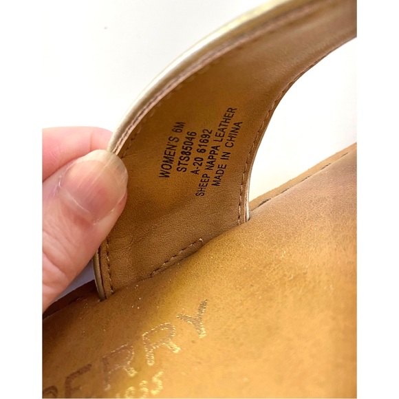 Sperry Gold Anchor Sandals with Memory Foam - Picture 8 of 8